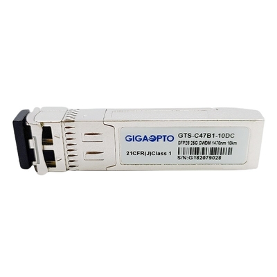25GBASE LR SFP 모듈 단일모드 CWDM SFP28 1470nm~1570nm 10 킬로미터 DOM