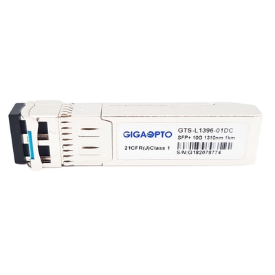 수염 네트워크 10gbase SFP 모듈 10G 달에 관한 자료 연구소 광 전송부 1310nm 1 킬로미터 SMF LC DOM
