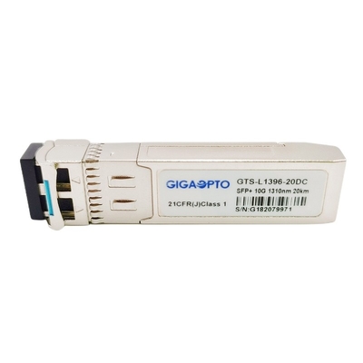 SFP+ 10G ELR 단일모드 섬유 SMF 20 킬로미터 광 송수신기 모듈 1310nm LC DDM