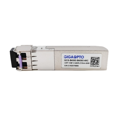 2x 155Mbps 1310nm 1490nm 소형 SFP BIDI 송수신기 LC 40 킬로미터 DOM