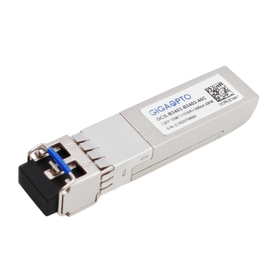 듀얼 채널 155Mbps 소형 SFP BIDI 송수신기 TX1310nm RX1490nm LC 40 킬로미터 DOM