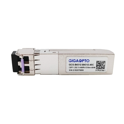 1.244G 듀얼 채널 BIDI CSFP 송수신기 모듈 TX1490nm RX1310nm SMF 40 킬로미터