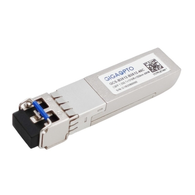 2 섬유 1.244Gbps 소형 SFP BIDI 1310nm 1550nm SMF 40 킬로미터 LC DOM