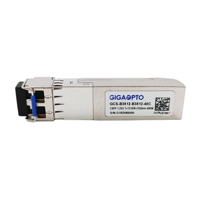 2 섬유 1.244Gbps 소형 SFP BIDI 1310nm 1550nm SMF 40 킬로미터 LC DOM