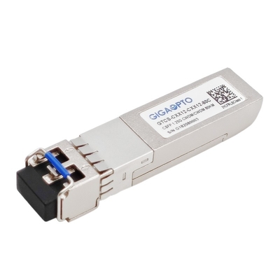 1000BASE CWDM CSFP 이원적이 BIDI 80 킬로미터 TX C51 RX C47 SM 송수신기 LC DOM