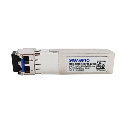 10G 소형 SFP+ 이원적이 BIDI 송수신기 20 킬로미터 LC DOM