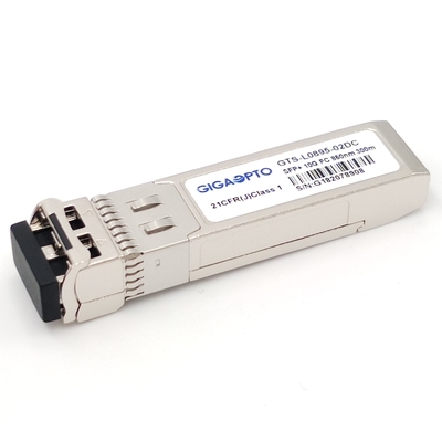 SFP+ 10G FC 850nm MMF 광섬유 채널 모듈 300m LC DOM
