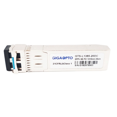 8G 브로케이드 광섬유 채널 SFP+ 1310nm 20 킬로미터 LC SMF 송수신기 DOM