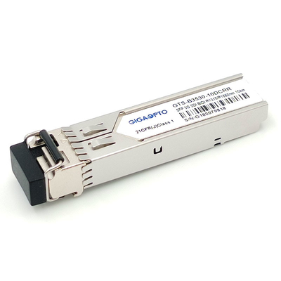 3G SDI SFP 양방향성 이원 수신기들 1310nm/1550nm 10 킬로미터 화면 병적이 패턴 모듈 비 MSA