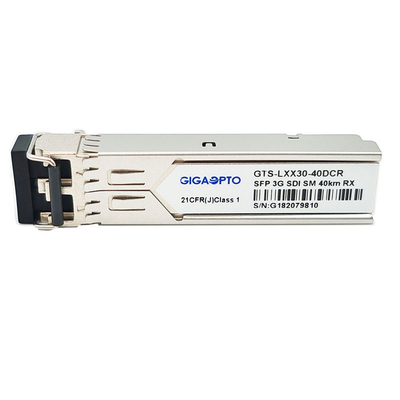 SD/HD/3G-SDI MSA 핀 배치를 위한 3G 디지털 영상 단일 수신기 모듈 1310nm 40 킬로미터
