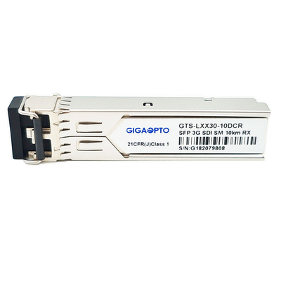 3Gbps 화면 단일 수신기 1310nm 10 킬로미터 화면 병적이 패턴 모듈 LC DDM MSA