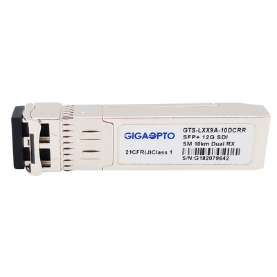 12G SDI SFP+ 이원 수신기들 모듈 10 킬로미터 LC DOM 비 MSA 핀 배치