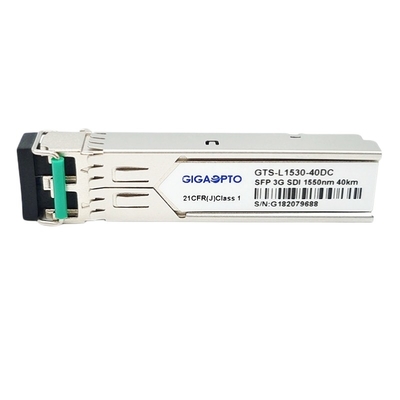 SMPTE 3G SDI SFP 1550nm 40 킬로미터 광학송수신모듈 MSA DDMI