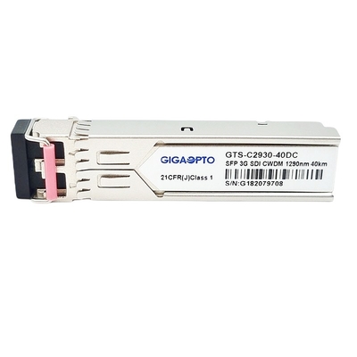 3Gb/S CWDM 송신기 수신기 SFP 송수신기 모듈 화면 병적 패턴 40 킬로미터 MSA