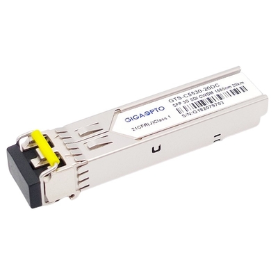 3G SDI HD 동영상 CWDM SFP 송수신기 모듈 1270~1610nm 채널 20KM LC DOM MSA 핀아웃부