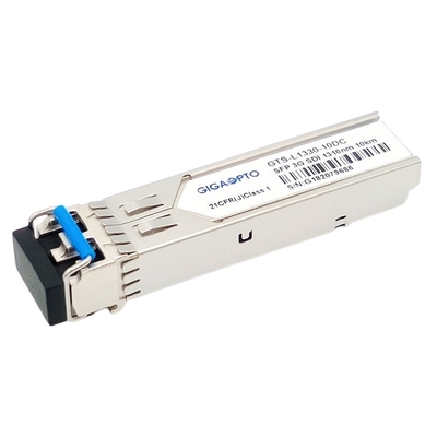 3G SDI SMPTE 화면 SFP 1310nm 10 킬로미터 SMF 송수신기 모듈 이중 통신 LC DOM MSA 핀 배치