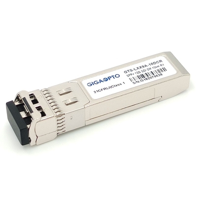 12G 6G 3G HD SD-SD를 위한 MSA 12G SDI 화면 SFP 1310nm 10 킬로미터 한 개의 광 수신기 모듈