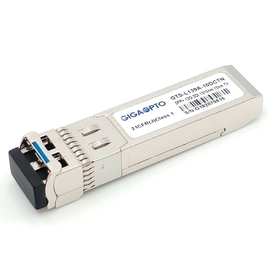 12Gbps 10 킬로미터 1310nm 단일 송신기 화면 SFP 송수신기 모듈 비 MSA 핀 배치 LC SMF DOM