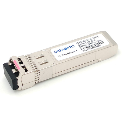 12G SDI CWDM 디지털 영상 광 전송부 1270~1450nm 20KM 두 부분으로 된 LC 단일모드 섬유 MSA
