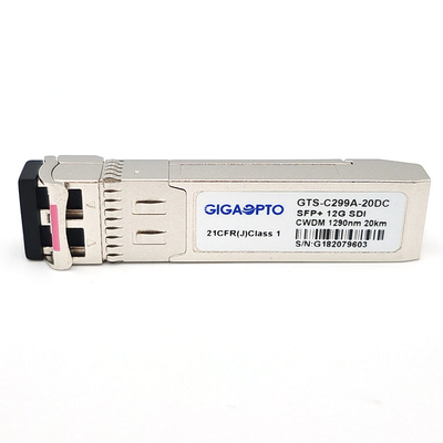 12G SDI CWDM 디지털 영상 광 전송부 1270~1450nm 20KM 두 부분으로 된 LC 단일모드 섬유 MSA