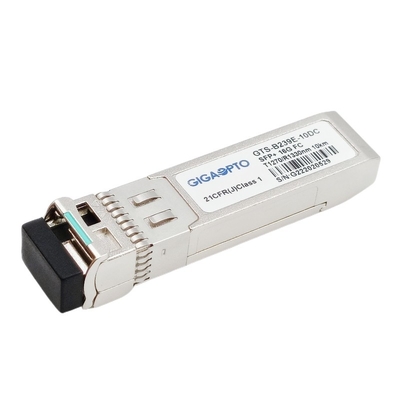 비디 광섬유 채널 모듈 TX1270 RX1330nm 10 킬로미터 LC 16G SFP+ 광 송수신기 모듈