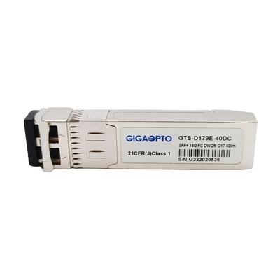 16G FC DWDM SFP+ 40 킬로미터 파이버 송수신기 모듈 LC DOM