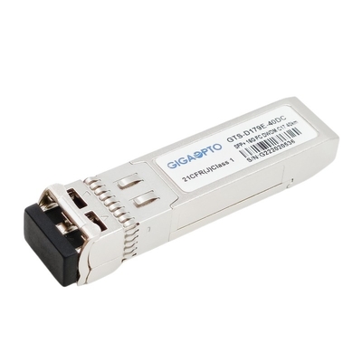 16G FC DWDM SFP+ 40 킬로미터 파이버 송수신기 모듈 LC DOM