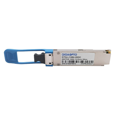 듀얼 CDR와 100G eLR4 20 킬로미터 4WDM QSFP28 광 송수신기 모듈