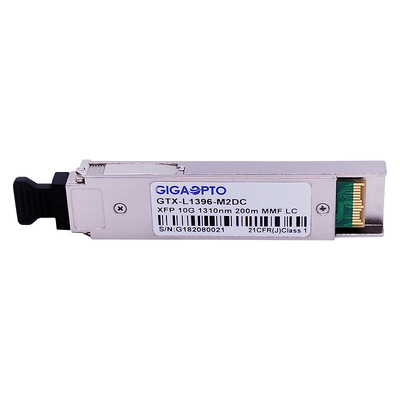 OM3 MMF DOM 에 10G XFP LRM 광 송수신기 모듈 FP 1310nm MMF 220m