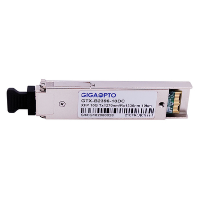 10GBASE BX XFP 양방향성 광 전송부 1270nm / 1330nm 10 킬로미터 LC DOM