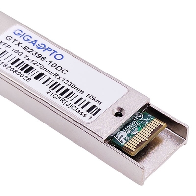 10GBASE BX XFP 양방향성 광 전송부 1270nm / 1330nm 10 킬로미터 LC DOM