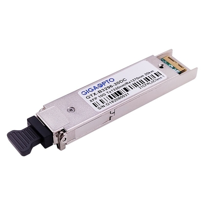 LC DOM 10Gbps BIDI XFP ELR 광 송수신기 모듈 1270nm / 1330nm 20 킬로미터
