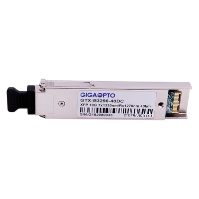 XFP BIDI ER40 10Gbps 파이버 송수신기 모듈 1330nm / 1270nm 40 킬로미터 DOM