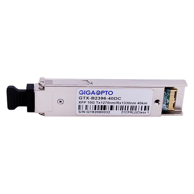 DOM 10Gbps XFP WDM 파이버 송수신기 모듈 1270nm / 1330nm 40 킬로미터