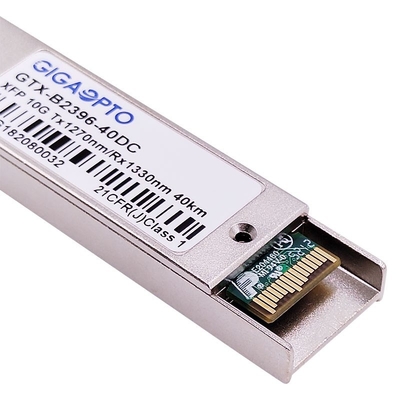 DOM 10Gbps XFP WDM 파이버 송수신기 모듈 1270nm / 1330nm 40 킬로미터