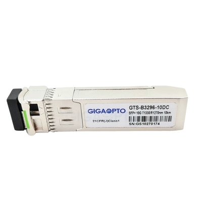 10GBASE-BX10 TX1330 / RX1270 시스코 SFP+ 송수신기 양성이 지향성이 10 킬로미터