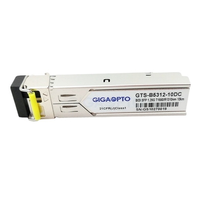 SMF GLC-BX-10D를 위한 TX1550nm RX1310nm 시스코 1000BASE BX SFP 송수신기 모듈 10 킬로미터