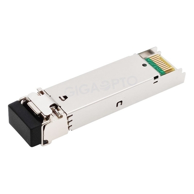 시스코 GLC-BX40-U를 위한 1.25G TX1310nm RX1550nm BIDI SFP 송수신기 40 킬로미터 SMF LC DOM