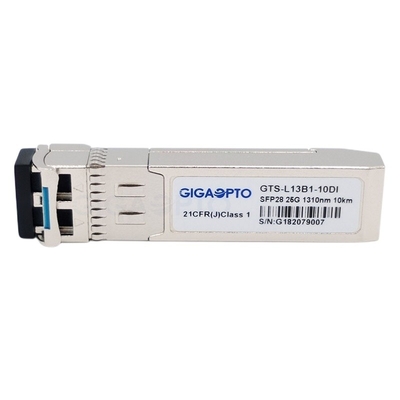 1310nm 25G LR 시스코 SFP-25G-LR-S-I 적합한 광 전송부 SMF 10 킬로미터