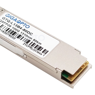 시스코 QSFP-100G-ZR4-S를 위한 1310nm LAN WDM QSFP28 100GBASE-ZR4 광 전송부