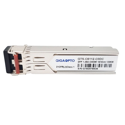 CWDM-SFP-1610-120 시스코 적합하 SFP 120 킬로미터 두 부분으로 된 LC 송수신기 모듈