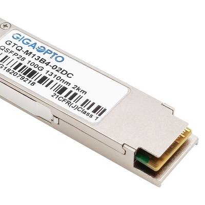 QSFP28-PSM4-100G 시스코 호환 송수신기 1310nm 모듈 MTP / MPO-12 SMF 2 킬로미터