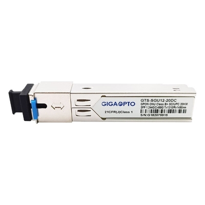 S-GPON-ONU를 위한 마이크로티크 네트워크 GPON SFP ONU B+ 송수신기 SFPONU