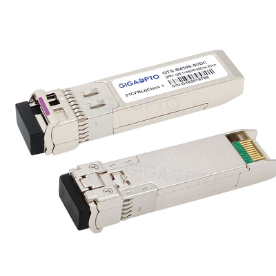 10Gbps 시스코 호환 송수신기 1490nm TX / 1550nm SFP-10G-BX80U