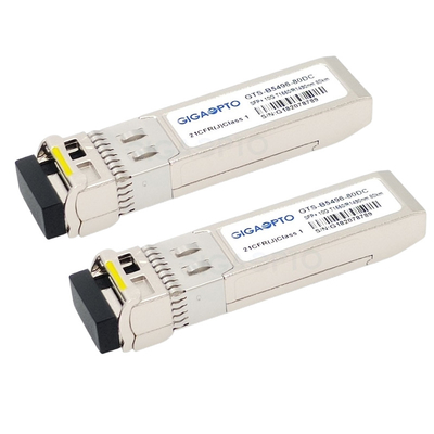 SMF SFP-10G-BX80D를 위한 10G BIDI ZR 시스코 호환 송수신기