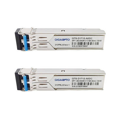 DWDM-SFP 시스코 호환 송수신기 100GHz 1G EZX 모듈 100 킬로미터 SMF