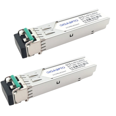 SMF 시스코 GLC-ZX-SM을 위한 1000BASE ZX 1.25G 1550nm SFP 파이버 모듈 80 킬로미터
