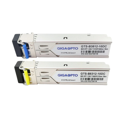 HP SFP-1G-BXD-10용 1000BASE WDM BIDI T1310nm R1550nm 송수신기 10km 모듈