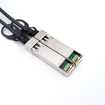 10Gbps 30AWG 직결 케이블 고속 데이터 전송을 위한 검은색