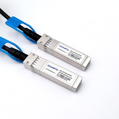 30AWG PVC 구리 SFP 케이블 고속 데이터 전송